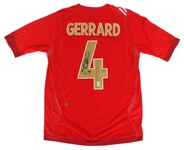 STEVEN GERRARD SIGNED ENGLAND SOCCER JERSEY