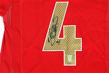 STEVEN GERRARD SIGNED ENGLAND SOCCER JERSEY