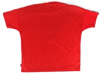 DAVID BECKHAM & MICHAEL OWEN SIGNED SOCCER JERSEY