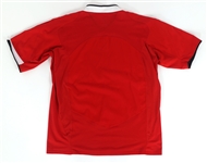 DAVID BECKHAM SIGNED MANCHESTER UNITED SOCCER JERSEY
