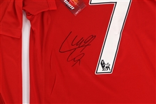 STEVEN GERRARD LUIS SUAREZ SIGNED SOCCER JERSEYS