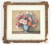 QUEEN ELIZABETH II & PRINCE PHILIP SIGNED ART PRINT
