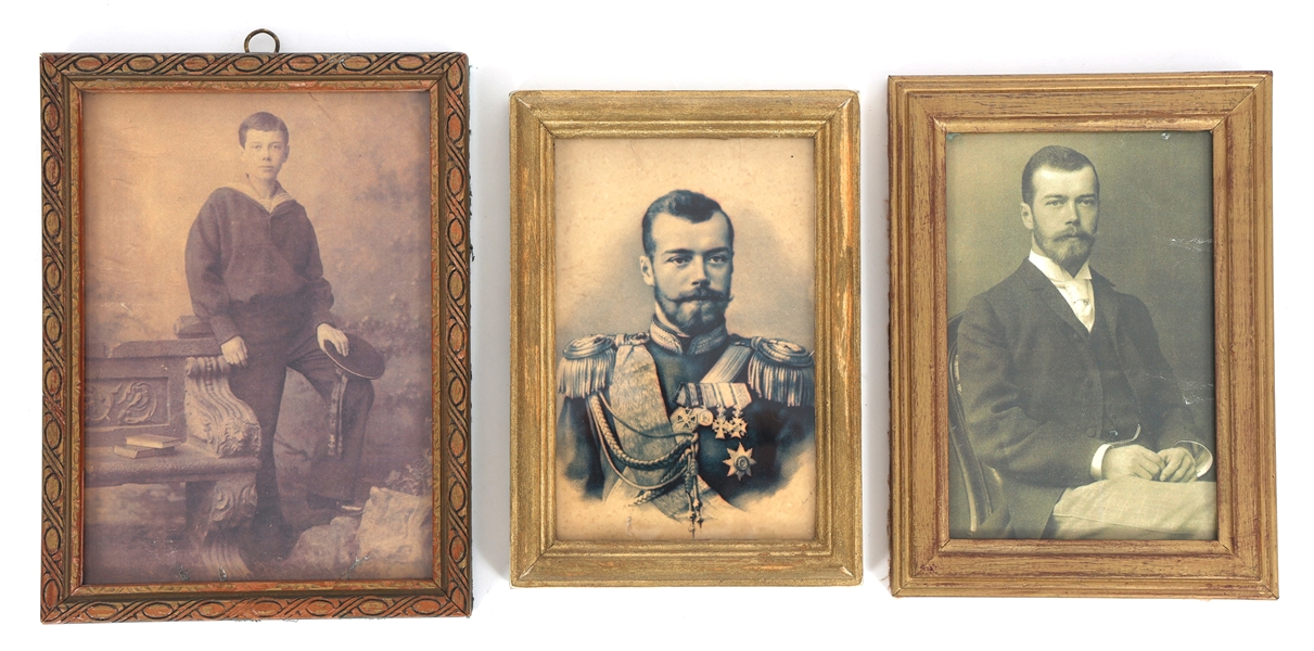 RUSSIAN EMPEROR NICHOLAS II FRAMED PORTRAIT PRINTS