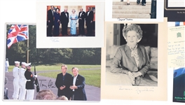 BRITISH PRIME MINISTERS POLITICIANS SIGNED PHOTOS & ART