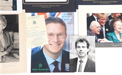 BRITISH PRIME MINISTERS POLITICIANS SIGNED PHOTOS & ART