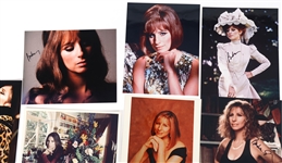 BARBRA STREISAND SIGNED PHOTOS AND MANUSCRIPT