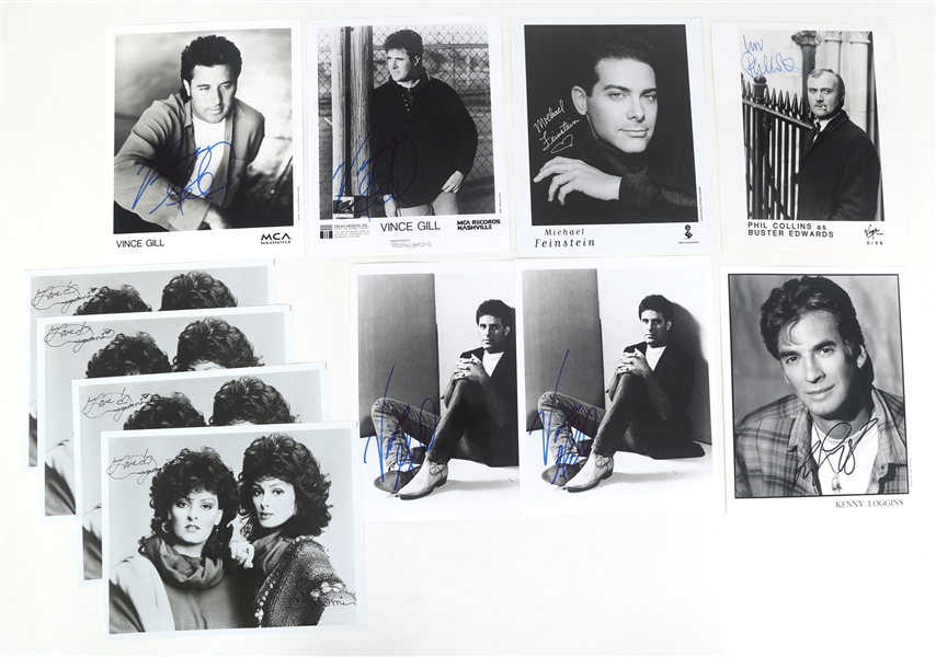 MUSICIAN AUTOGRAPHS - JUDD, COLLINS, LOGGINS