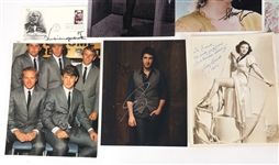 MUSICIAN AUTOGRAPHS - TWAIN, GROBAN, SPRINGSTEEN