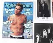 MUSICIAN AUTOGRAPHS - JOEL, OZBOURNE, VAN HALEN 