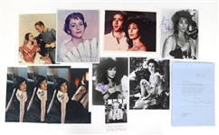 ACTRESS AUTOGRAPHS - CHER, YOUNG, & DE HAVILLAND 