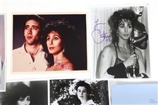 ACTRESS AUTOGRAPHS - CHER, YOUNG, & DE HAVILLAND 