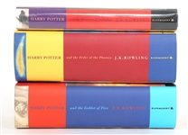 HARRY POTTER BRITISH EDITION BOOKS