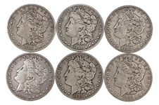 1886-O US SILVER MORGAN DOLLAR COINS 