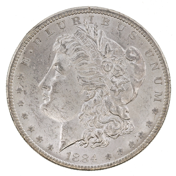 1884-O US SILVER MORGAN DOLLAR UNC COIN