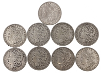 1887-O & P US SILVER MORGAN DOLLAR COINS