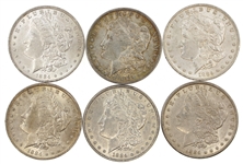 1884-O & P US SILVER MORGAN DOLLAR COINS