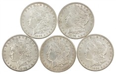 1902-O & 1904-O US SILVER MORGAN DOLLAR COINS