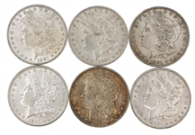 1881-O & 1881-P US SILVER MORGAN DOLLAR COINS