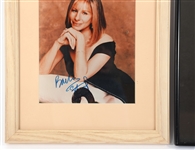 BARBRA STREISAND FRAMED AUTOGRAPHS