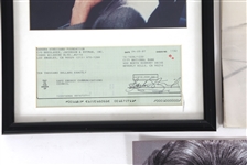 BARBRA STREISAND SIGNED FRAMED MEMORABILIA 