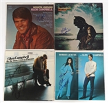 GLEN CAMPBELL SIGNED VINYL RECORDS 
