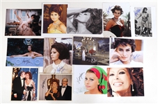 SOPHIA LOREN AUTOGRAPHED PHOTO PRINTS 