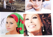 SOPHIA LOREN AUTOGRAPHED PHOTO PRINTS 