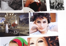 SOPHIA LOREN AUTOGRAPHED PHOTO PRINTS 