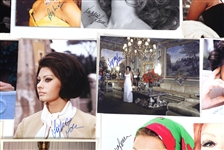 SOPHIA LOREN AUTOGRAPHED PHOTO PRINTS 