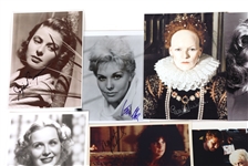 ACTRESS AUTOGRAPHS - WINSLET, BACALL, NOVAK 