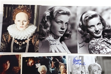 ACTRESS AUTOGRAPHS - WINSLET, BACALL, NOVAK 