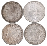 1879 1891 & 1900 US SILVER MORGAN DOLLAR COINS