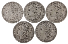1886-O US SILVER MORGAN DOLLAR COINS 