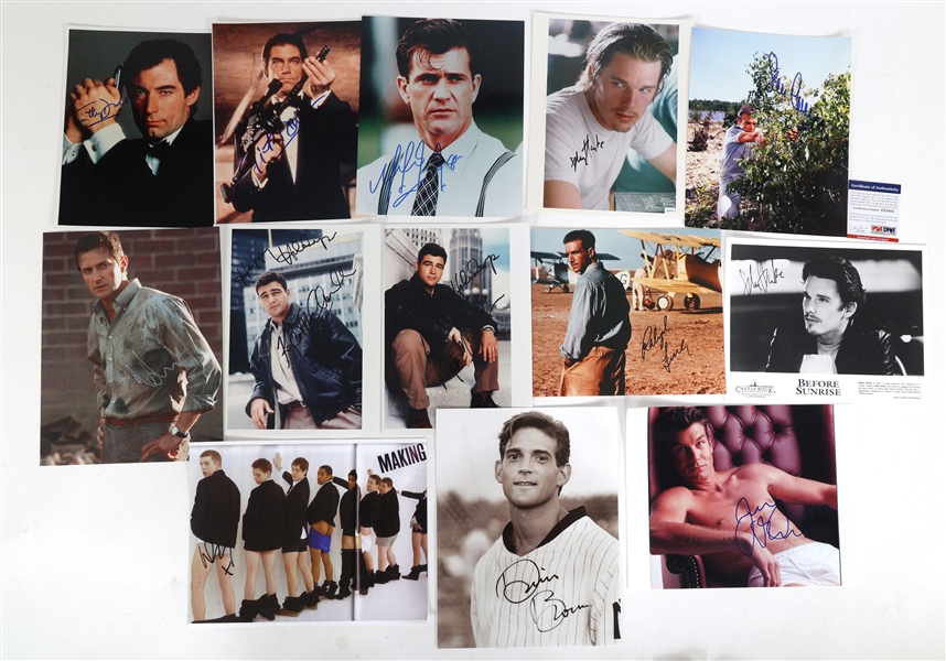 ACTOR AUTOGRAPHS - GIBSON, CONNERY, OCONNELL 