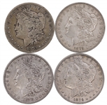 1879 US SILVER MORGAN DOLLAR COINS