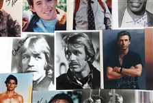 ACTOR AUTOGRAPHS - AFFLECK, GLOVER, NORRIS