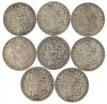 1890 1888 & 1890 US SILVER MORGAN DOLLAR COINS