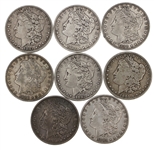 1880-1888 US SILVER MORGAN DOLLAR COINS