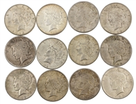1922-S US SILVER PEACE DOLLAR COINS