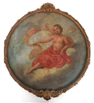 19TH C. OIL ON CANVAS GREEK GODDESS EOS PAINTING