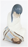 LLADRO PORCELAIN ESKIMO GIRL FIGURINE