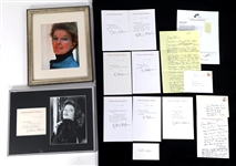 KATHARINE HEPBURN SIGNED EPHEMERA 