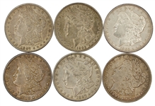 1897-1903 US SILVER MORGAN DOLLAR COINS