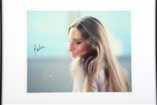 BARBRA STREISAND FRAMED AUTOGRAPHS