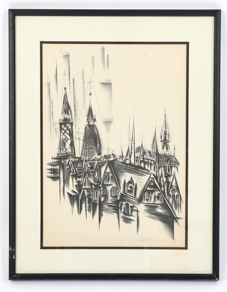 JOLAN GROSS-BETTELHEIM SIGNED LITHOGRAPH