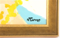 NEAL TURNER ACRYLIC ON CANVAS SIGNED PAINTING 