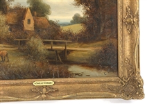 CHARLES VICKERS OIL PAINTING ON CANVAS