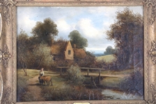 CHARLES VICKERS OIL PAINTING ON CANVAS