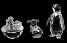 SWAROVSKI CRYSTAL ANIMAL FIGURINES