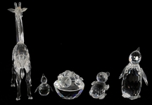 SWAROVSKI CRYSTAL ANIMAL FIGURINES
